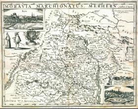 Fabriciova mapa Moravy z roku 1569