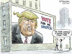 US prezidentské volby 2016 - cartoon