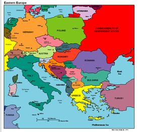 Východní Evropa - politická mapa (http://www.rossdunn.com/photographmnla/map-eastern-europe-political)