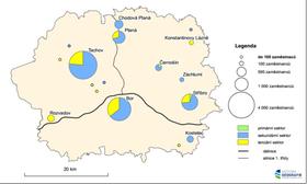 Ekonomické subjekty v okrese Tachov (2012)